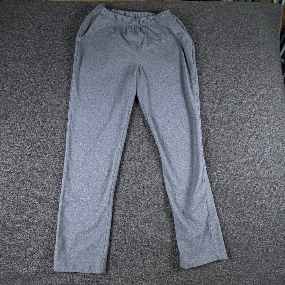 L.L. Bean Knit Pants Womens Medium Regular 252077 Heather Gray EUC